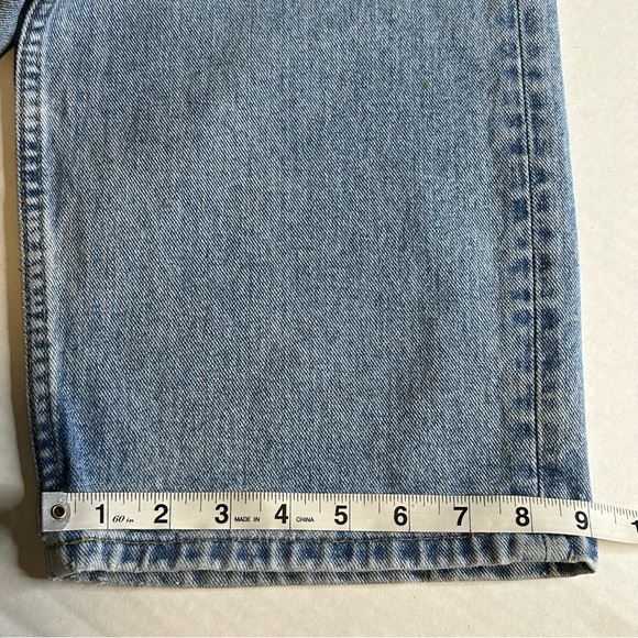 Men Vintage Nautica 36x32 Easy Fit Distressed Blue Jeans - Picture 12 of 16